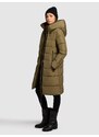 khujo Zimski plašč 'Jilias5' oliva / črna