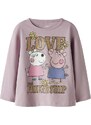 NAME IT Majica 'NMFDADA PEPPA' zlata / eozin / staro roza / bela