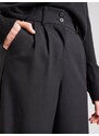 ABOUT YOU Hlače z naborki 'Edda' črna