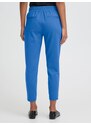 ICHI Hlače z naborki 'IHKATE' modra