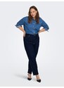 ONLY Carmakoma Kavbojke nočno modra