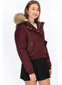 MYMO Prehodna jakna burgund