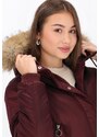 MYMO Prehodna jakna burgund