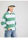 LEVI'S  Majica 'Reenie Rugby Long Sleeve Tee' zelena / pastelno zelena