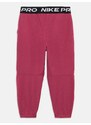 Nike Sportswear Hlače 'PRO' roza / črna / bela