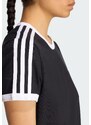 ADIDAS ORIGINALS Obleka '3 STRIPES DRESS' črna / bela