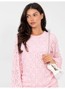 Italy Moda Roza čipkasta mini obleka