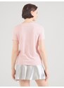 ONLY Majica 'ONLKita' roza / srebrna