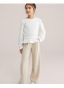 WE Fashion Bluza naravno bela