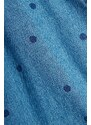 Otroška jeans obleka Mini Rodini denim dots
