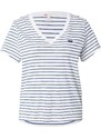 LEVI'S  Majica 'Favorite Cotton V-Neck Tee' mornarska / bela
