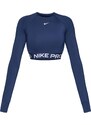 NIKE Funkcionalna majica 'Pro' mornarska / bela