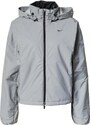 Nike Sportswear Prehodna jakna 'DVN' srebrno-siva / črna