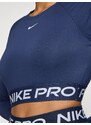 NIKE Funkcionalna majica 'Pro' mornarska / bela