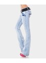 Superfashion Bootcut kavbojke z nizkim pasom WT372
