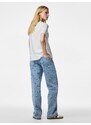 PIECES Kavbojke 'PCFlora' moder denim / smaragd / roza / bela