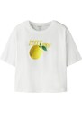 NAME IT Majica 'NKFFARINAZ' rumena / zelena / bela