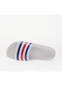 adidas Originals adidas Adilette Aqua Slides Ftwr White/ Pure Ruby/ Semi Lucid Blue