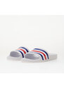 adidas Originals adidas Adilette Aqua Slides Ftwr White/ Pure Ruby/ Semi Lucid Blue