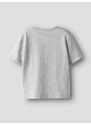 NAME IT Majica pegasto siva / lila / temno liila / karminsko rdeča
